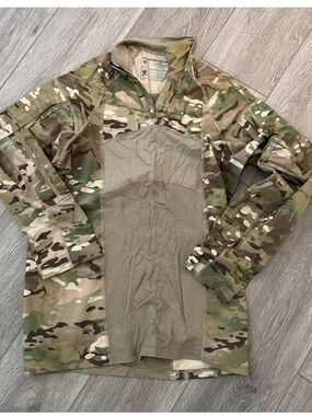 Source Unknown Men's Military Field Jacket - Multicam Camo